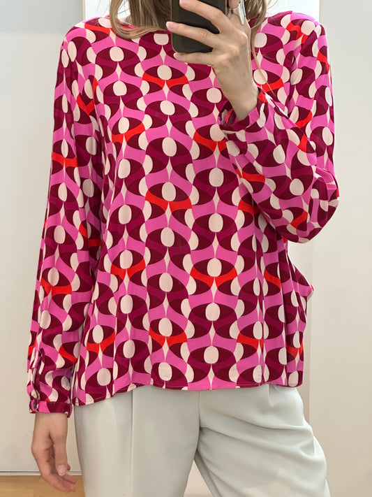 Milano Italy Viscose Blouse M