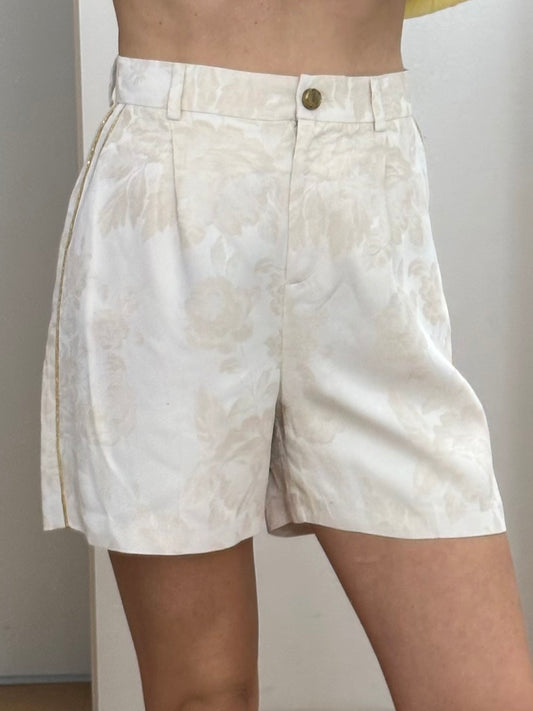 Roberto Cavalli Cream Shorts XS/S
