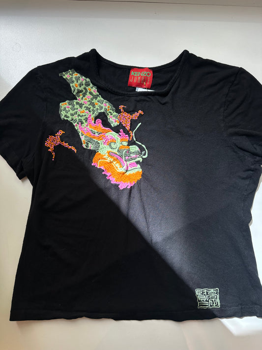 KENZO Jungle Black Top S