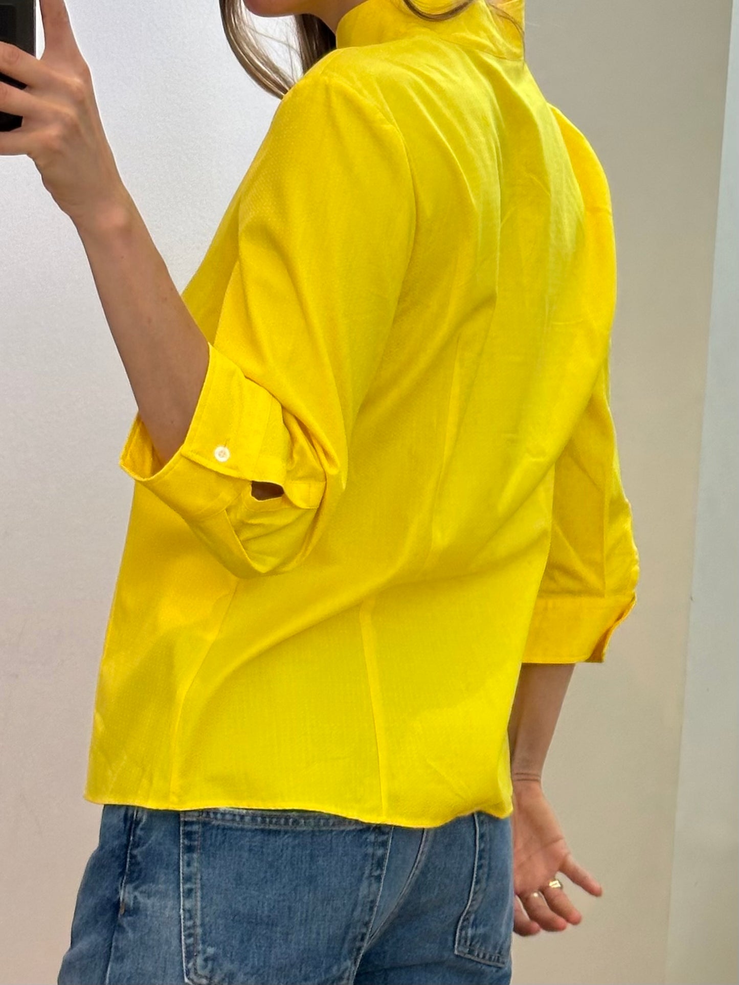 Yellow Cotton Blouse S/M