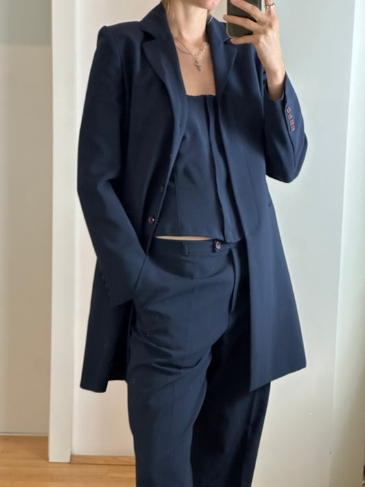 Vintage Navy Blue 3-piece set M