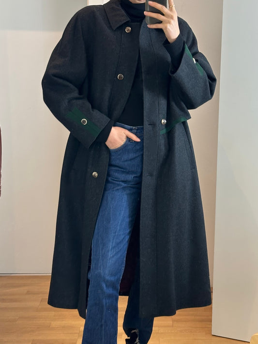 Vintage Loden Wool Coat M/L