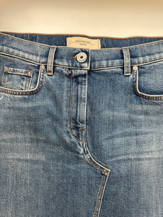 MaxMara Denim Skirt M