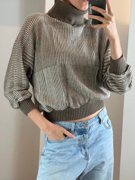 Vintage Swiss Made Mohair Sweater M