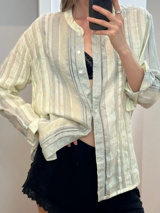 Vintage Cream Blouse M