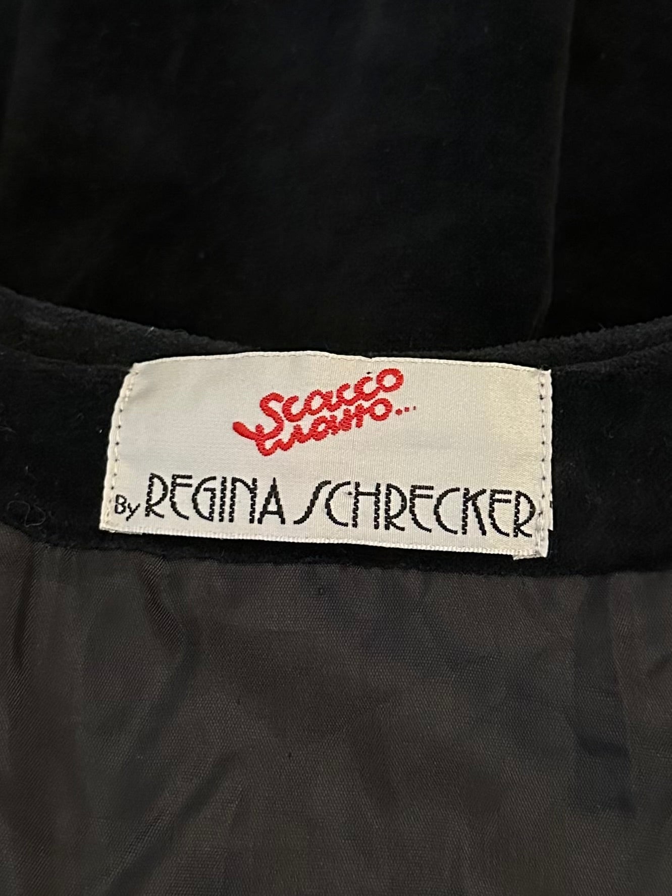 Vintage Navy Velvet Cropped Jacket One Size