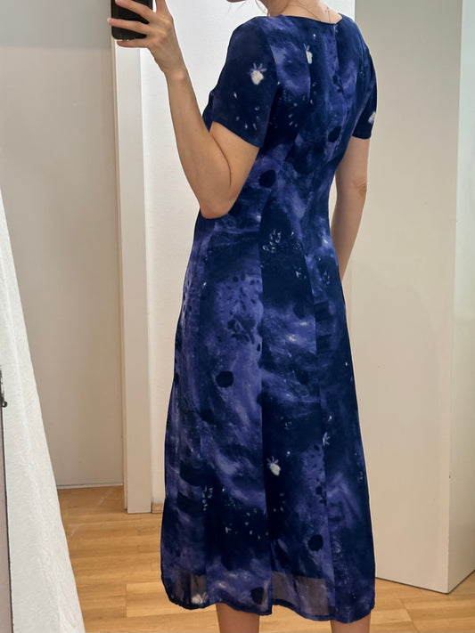 Vintage Viscose Maxi Dress S/M