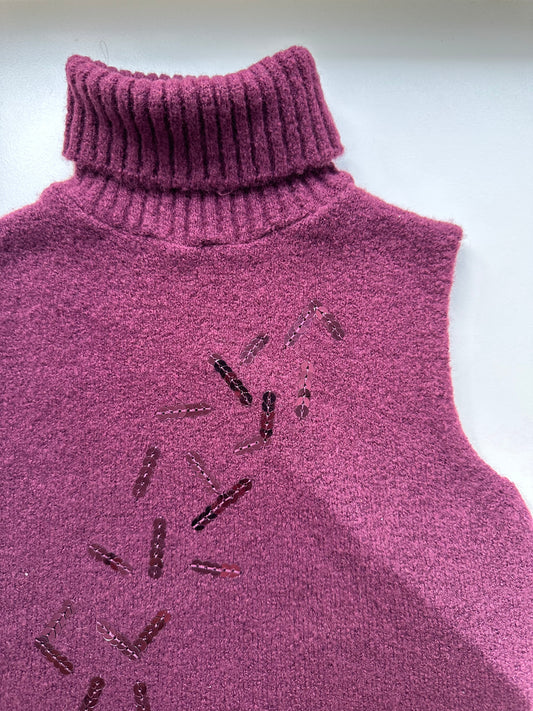 Vintage Sequin Top S