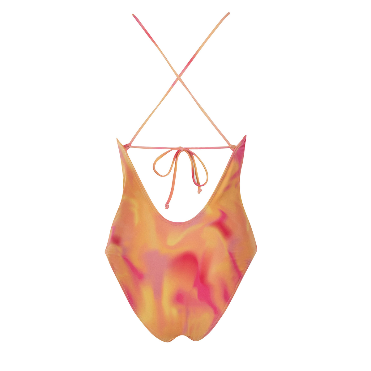 Halterneck One Piece Swimsuit Tie-Dye