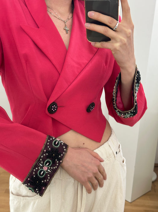Vintage Cropped Blazer S