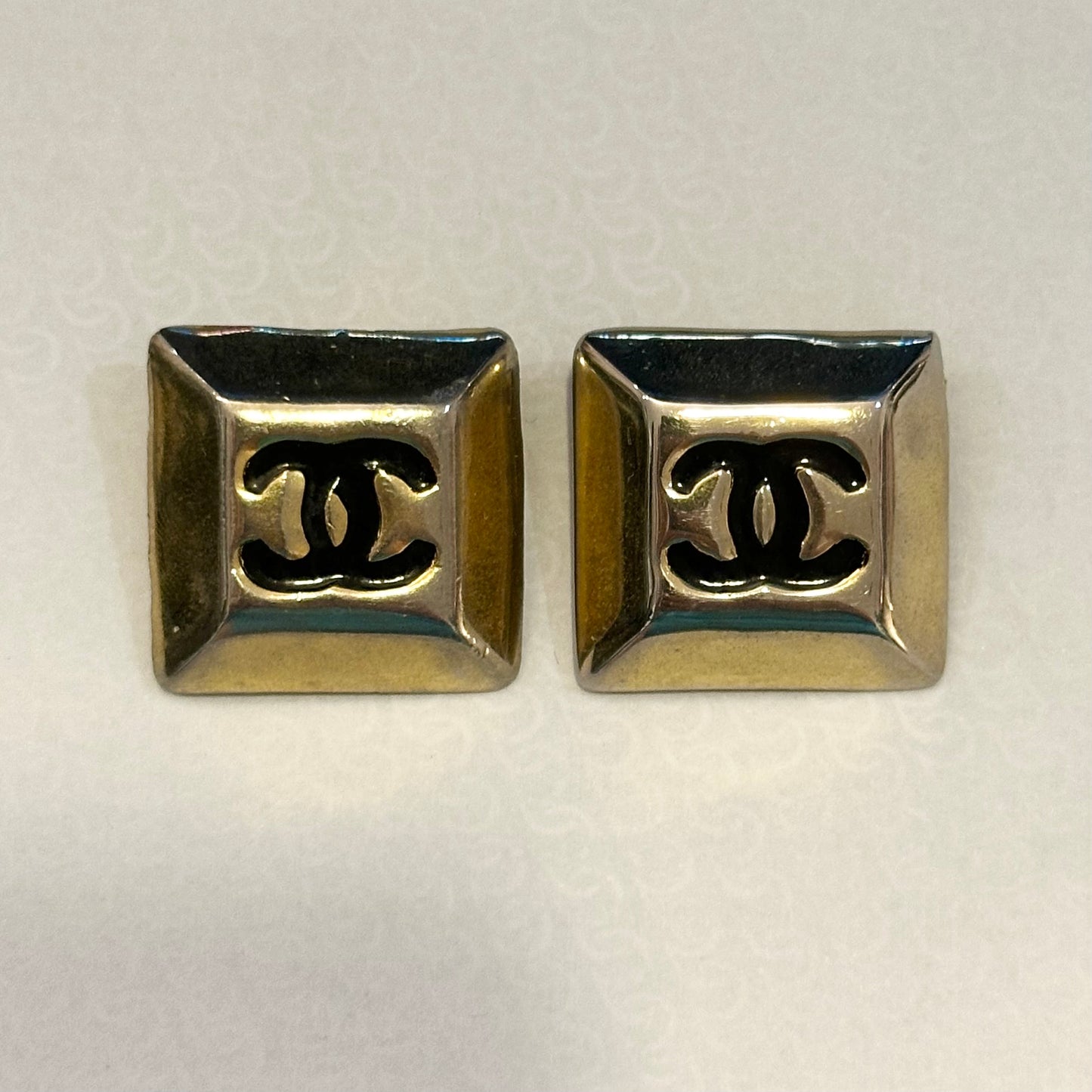 Vintage Chanel Gold Plated Earrings