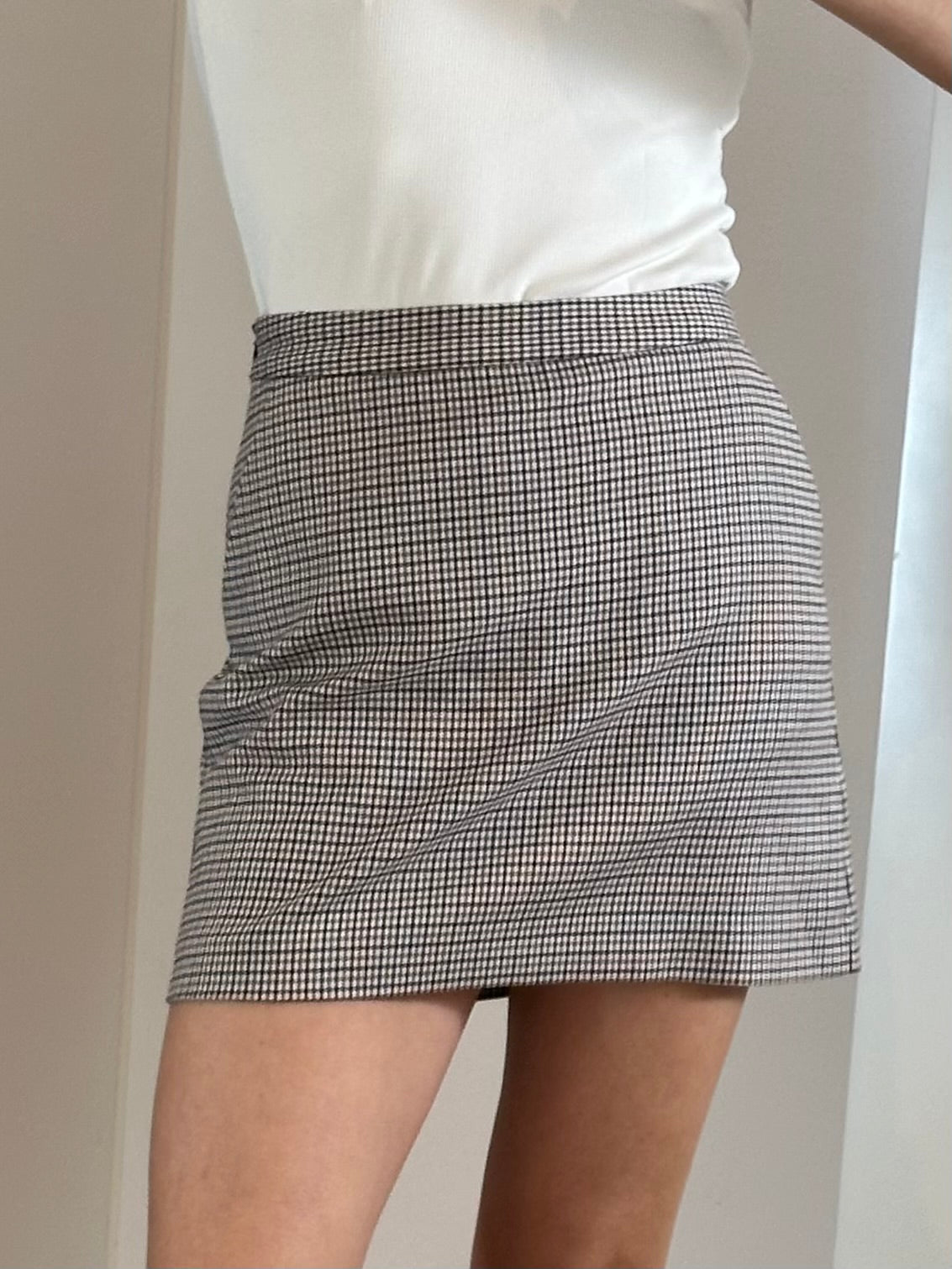 Wool blend Mini Skirt S