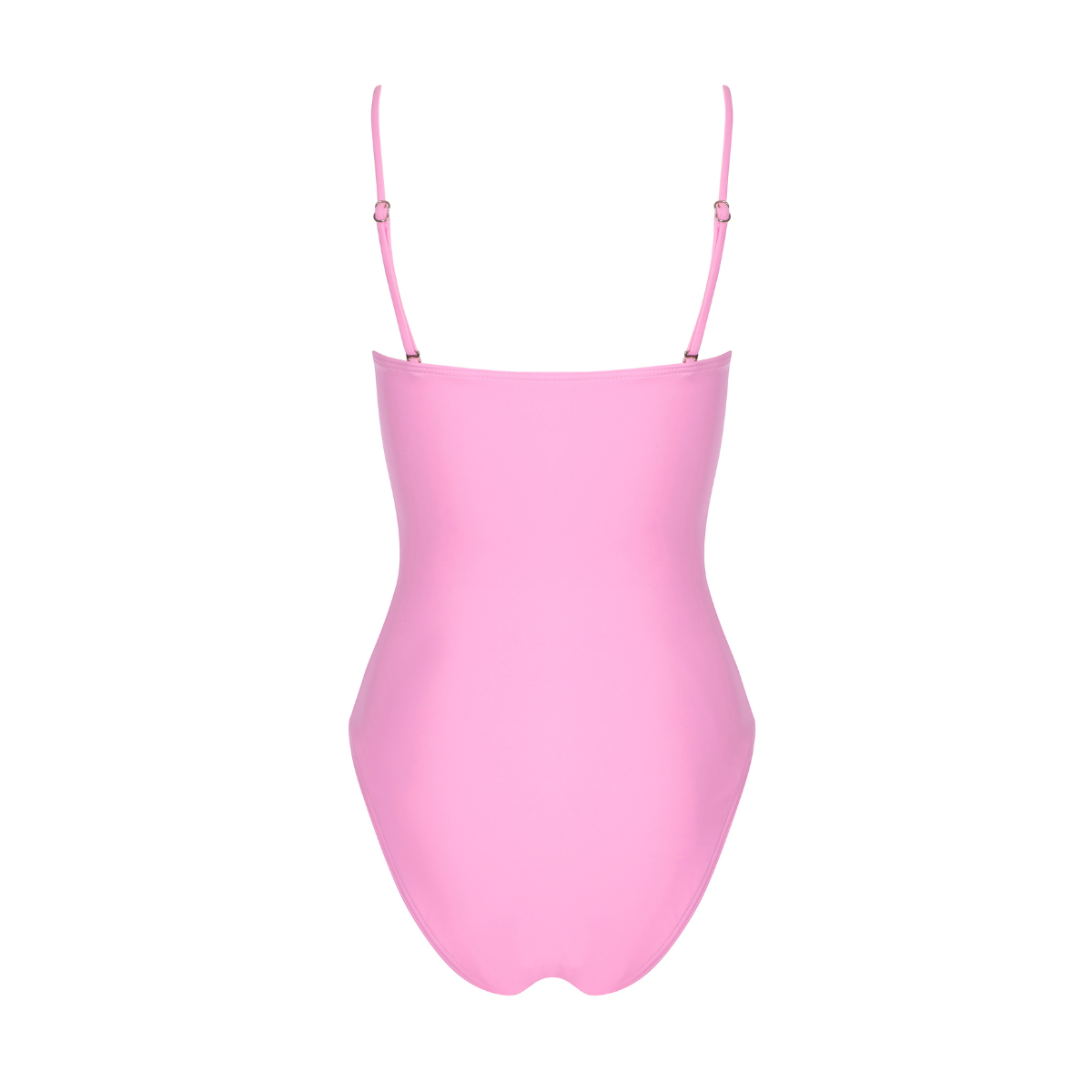 Pink Boobtube One Piece Swimsuit Size S