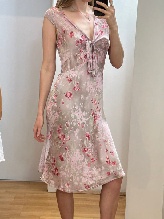 Vintage 100% Silk Dress M