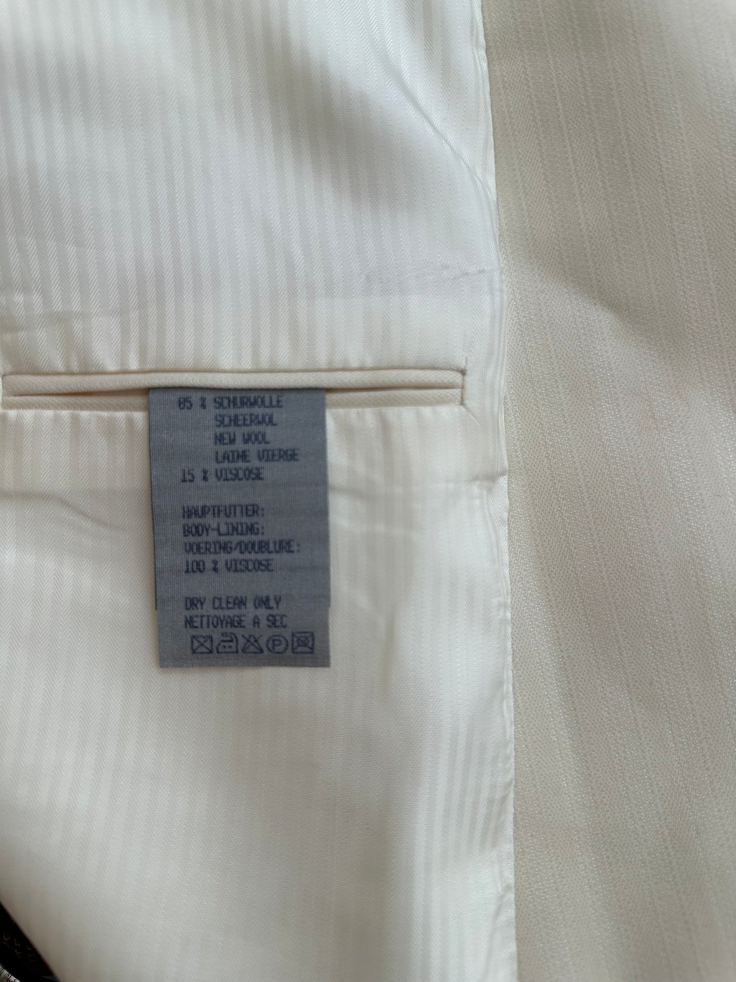 Vintage White Cream Blazer L/XL