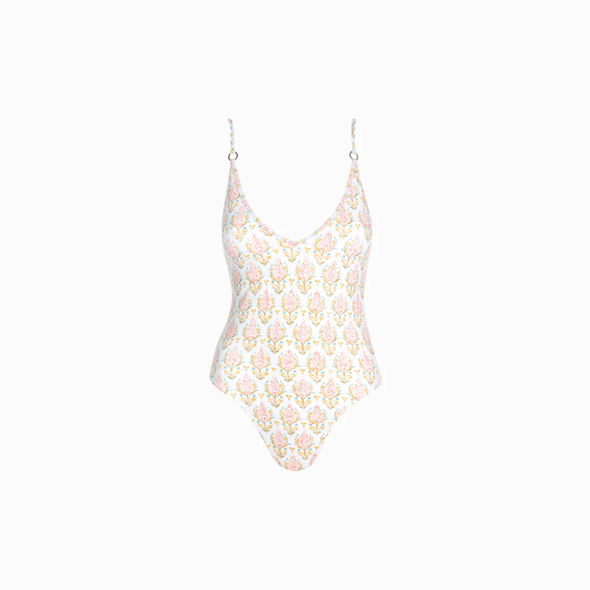 Paisley Print One Piece Swimsuit
