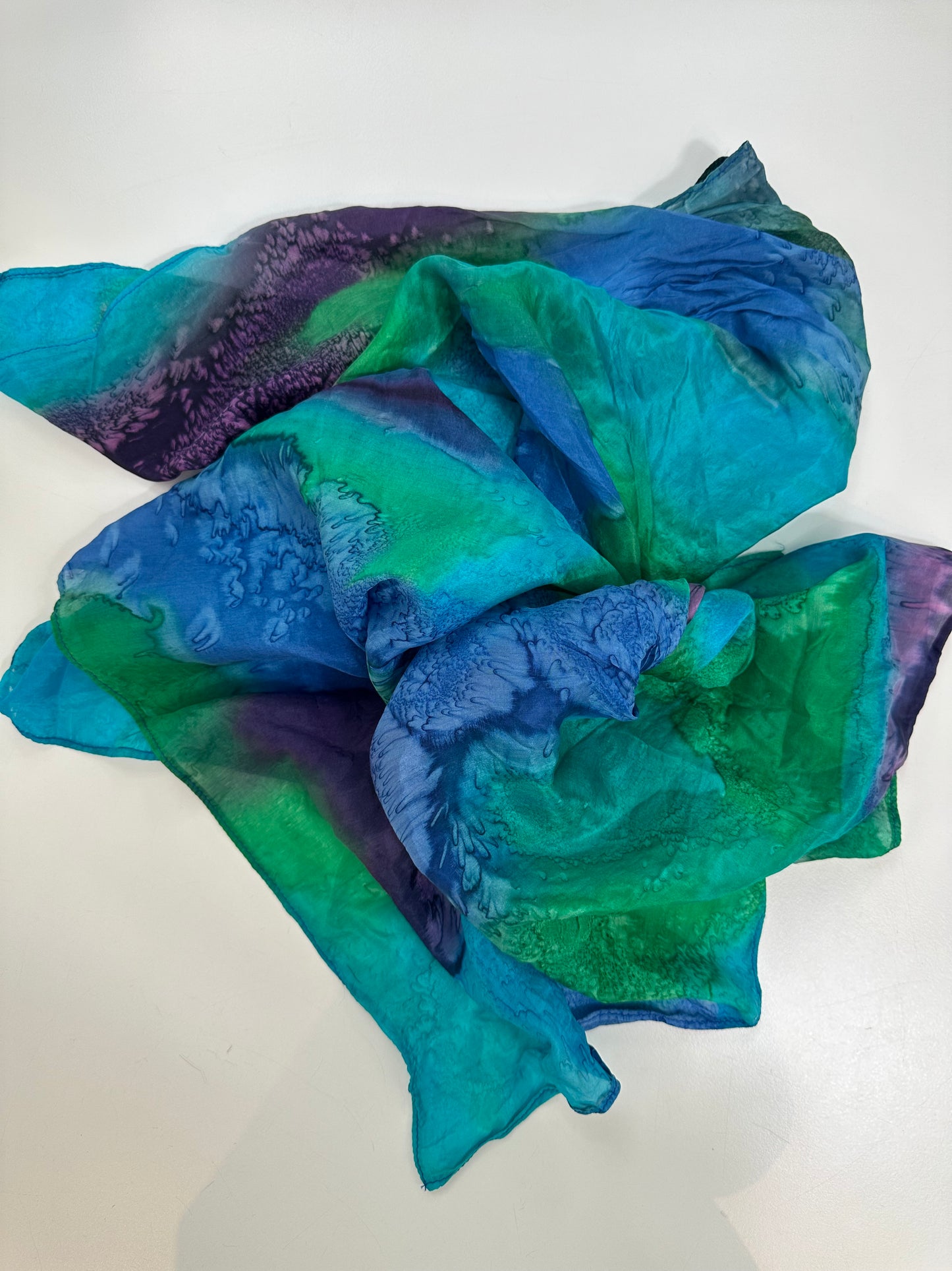 Vintage 100% Silk Scarf