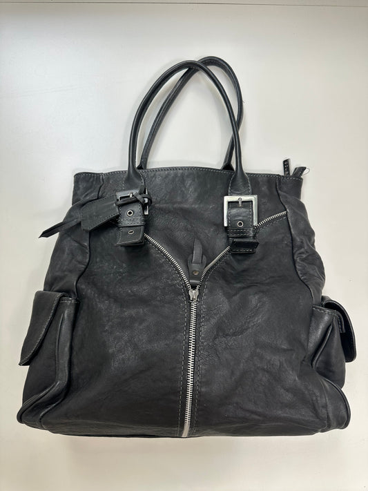 Vintage Black Leather Bag