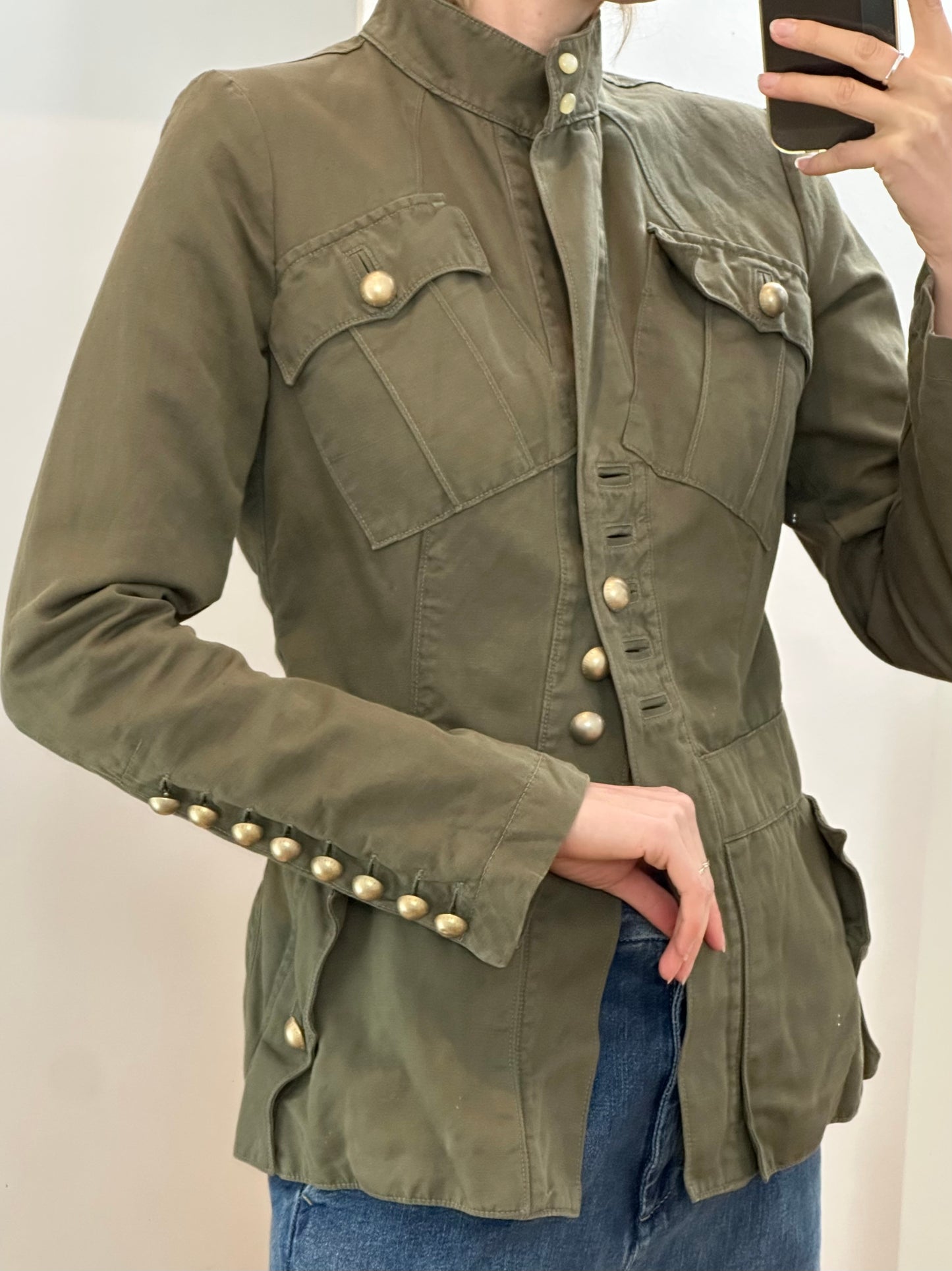 Vintage Calvin Klein Khaki Jacket M