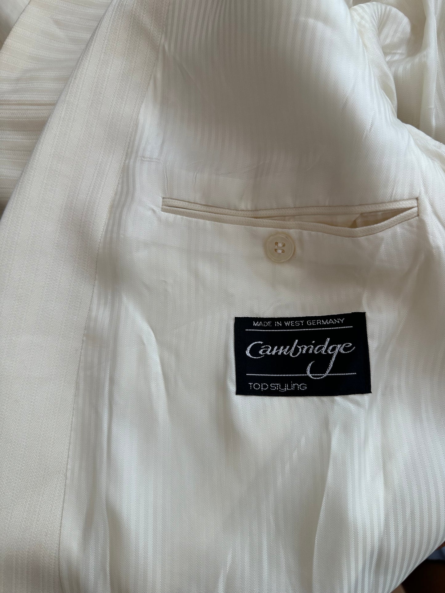 Vintage White Cream Blazer L/XL