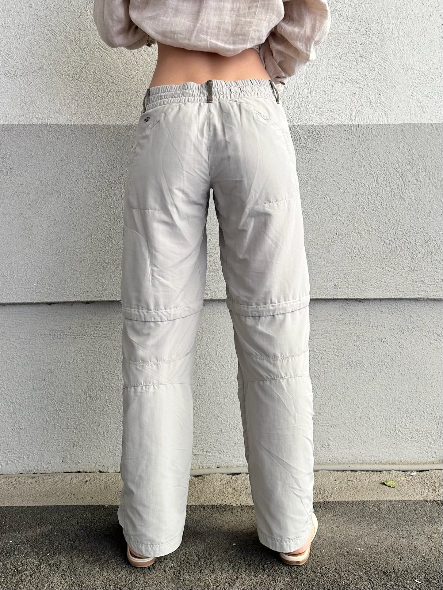 Adidas Light Gray Sports Trousers Bermuda’s 2-in-1 M