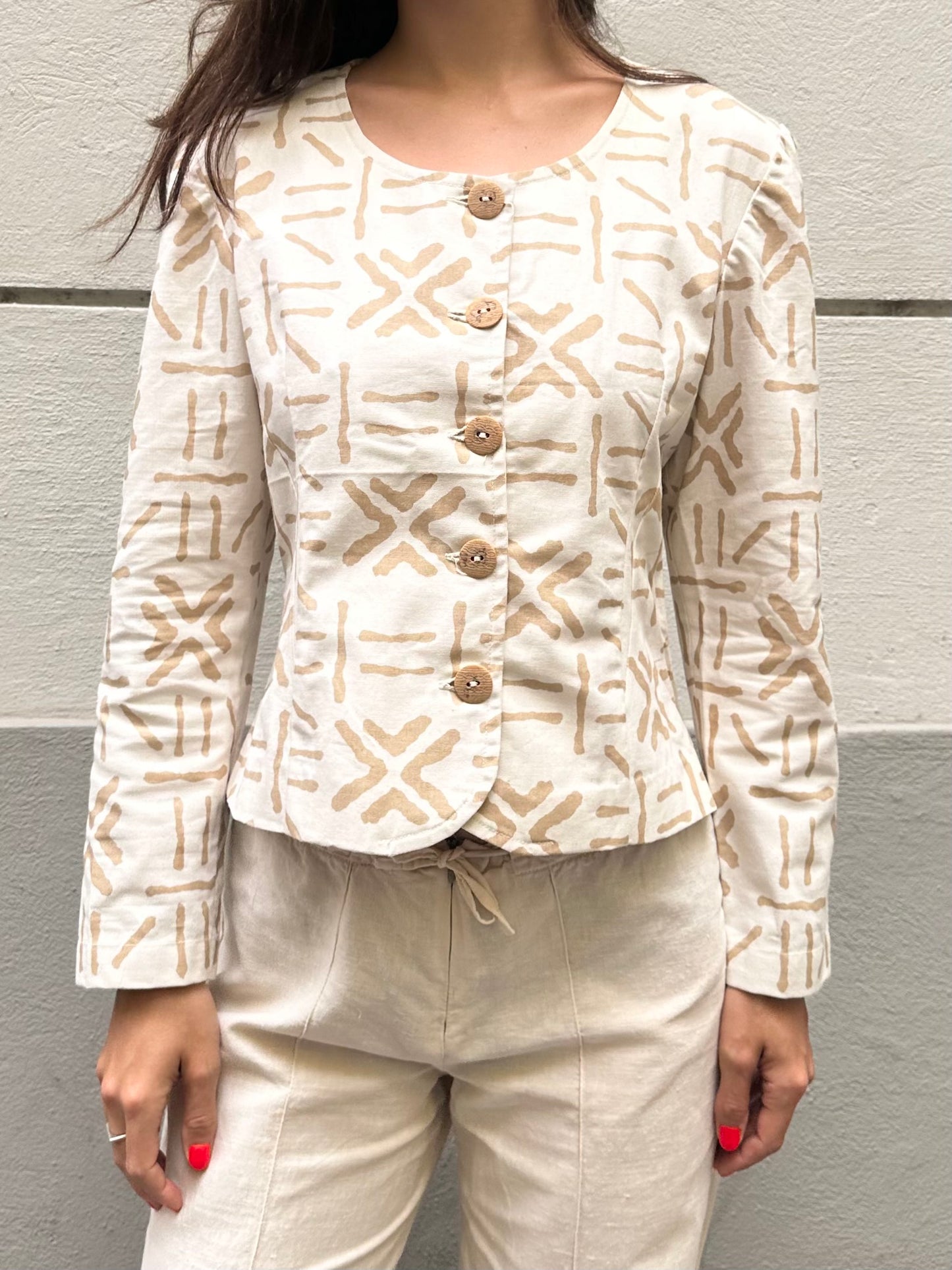Tailormade Cream Vintage Blazer Jacket S