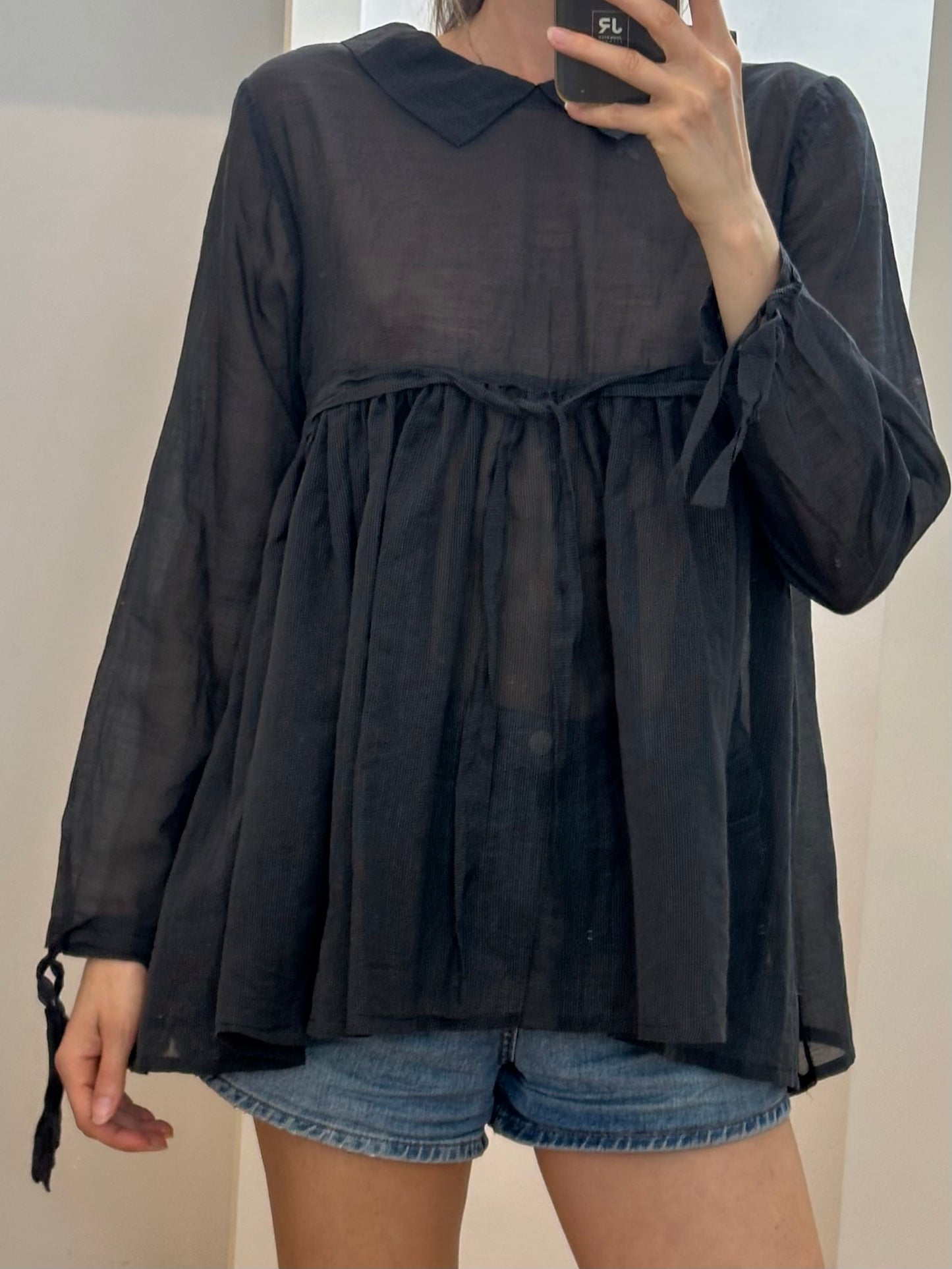Vintage Cotton Blouse S