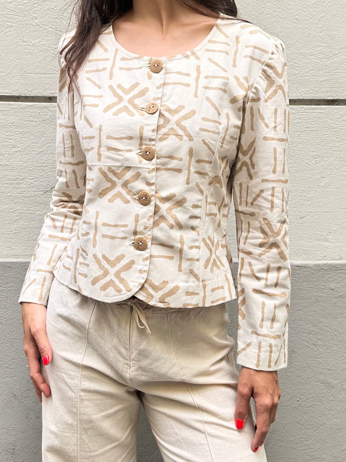 Tailormade Cream Vintage Blazer Jacket S