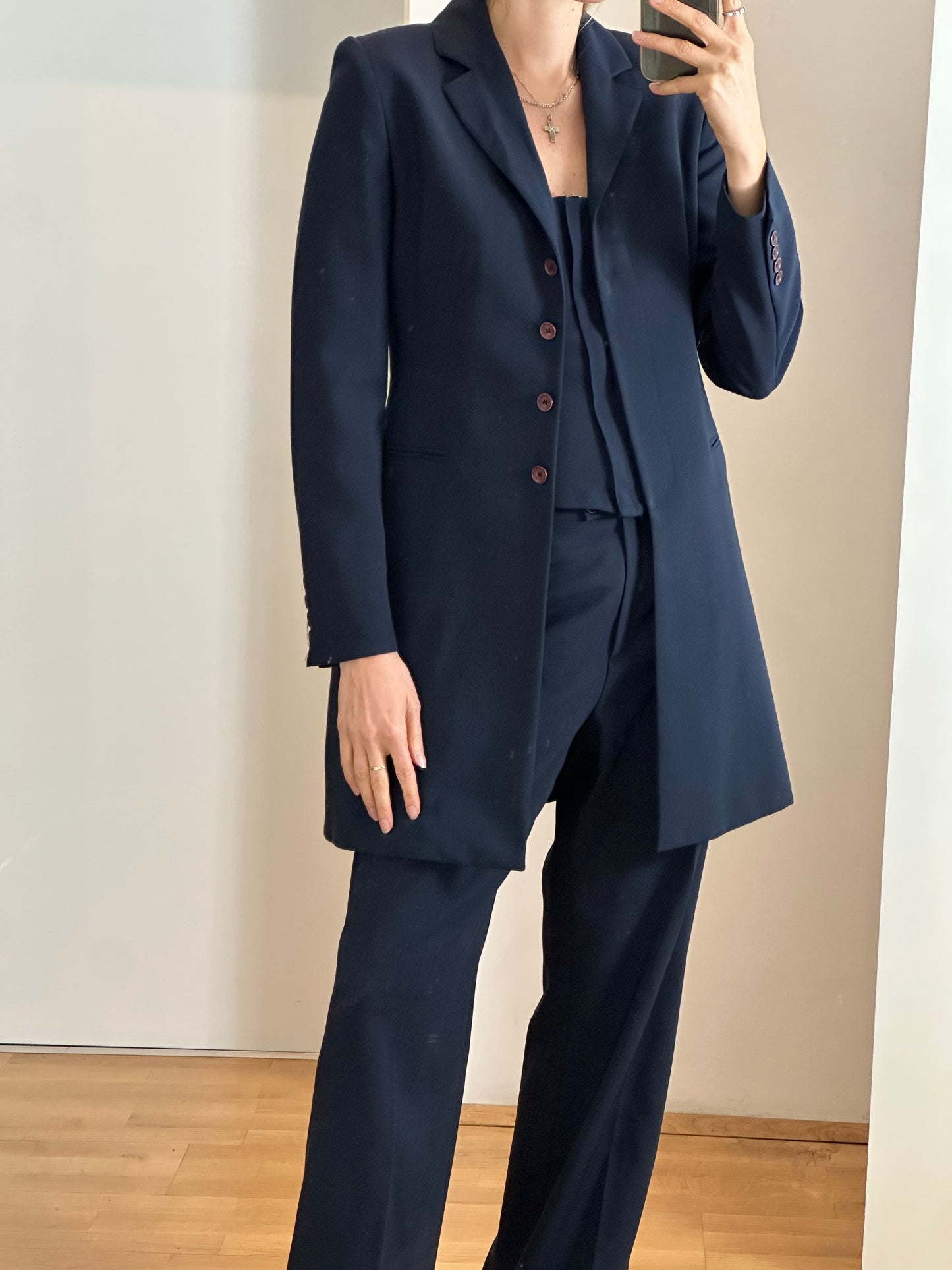 Vintage Navy Blue 3-piece set M