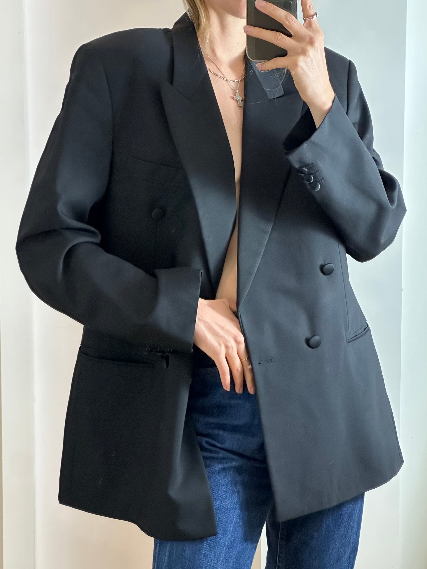 Vintage Black Blazer L/XL