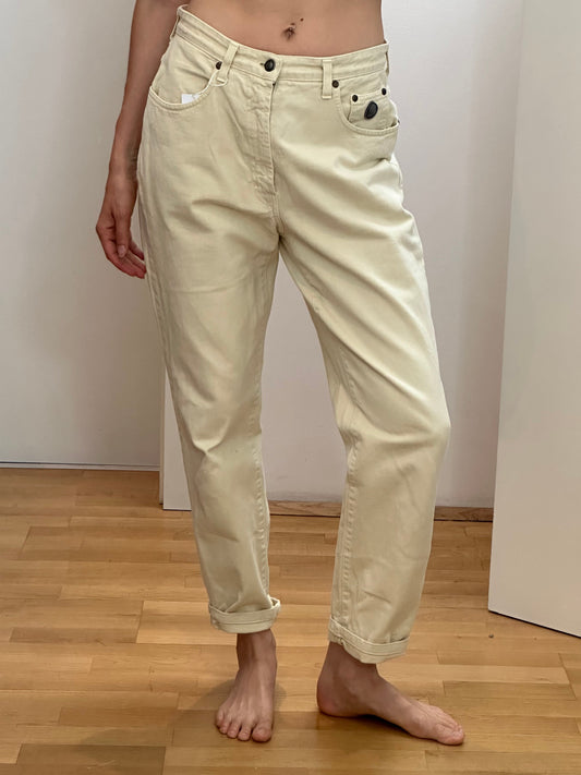 Trussardi Cream Jeans M 33/47