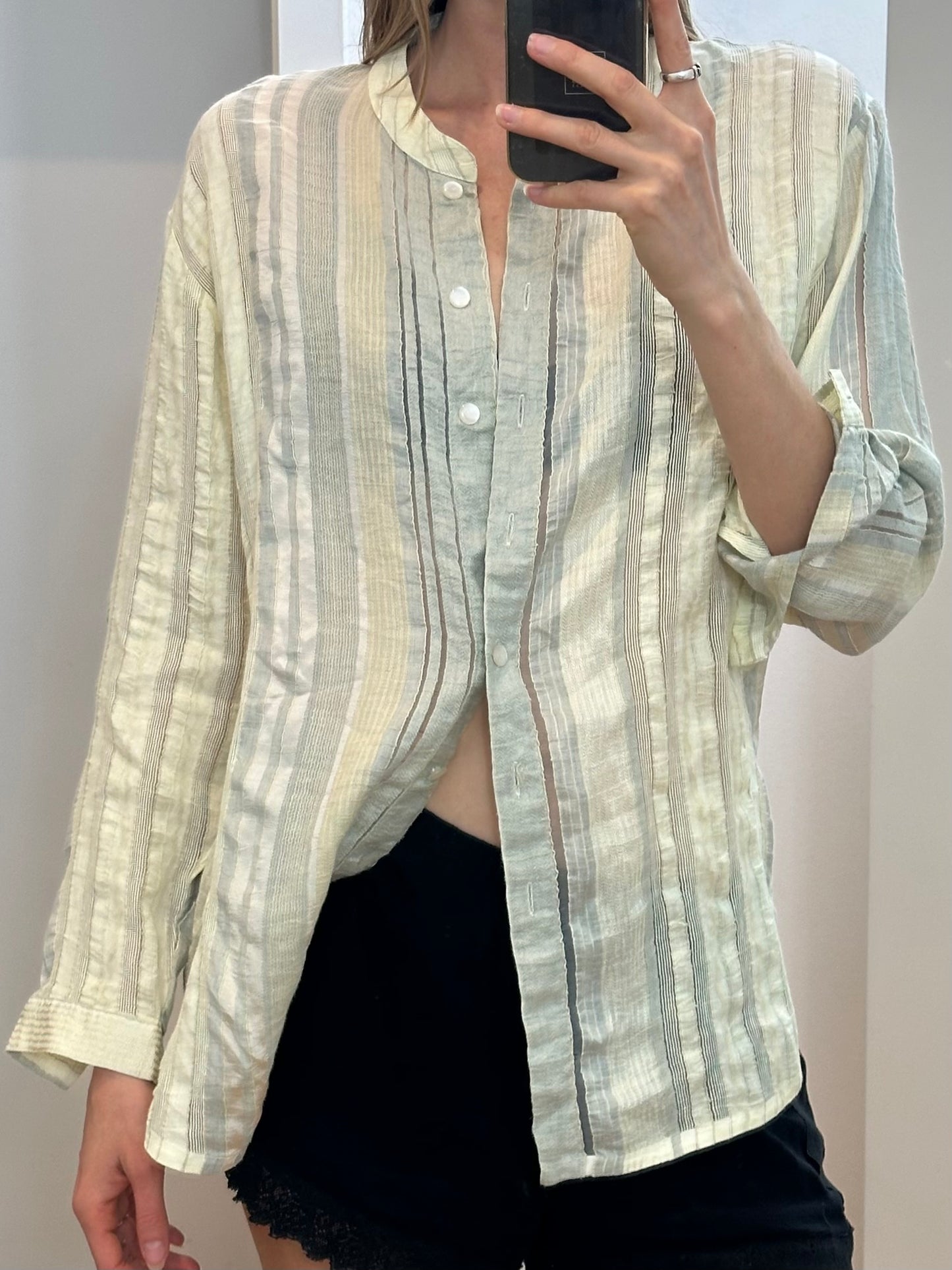 Vintage Cream Blouse M