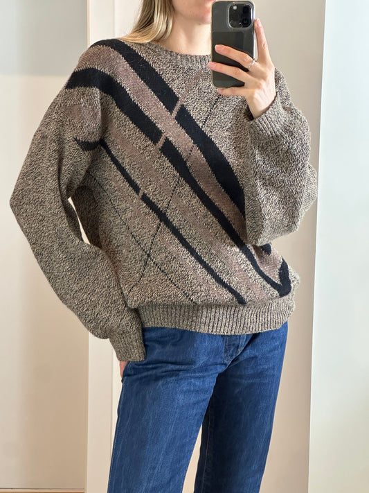 Vintage Brown Sweater L/XL