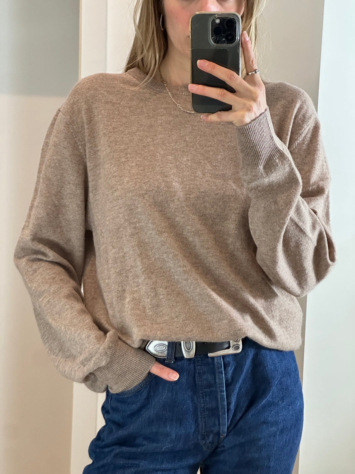 Vintage Wool and Cashmere Sweater XL