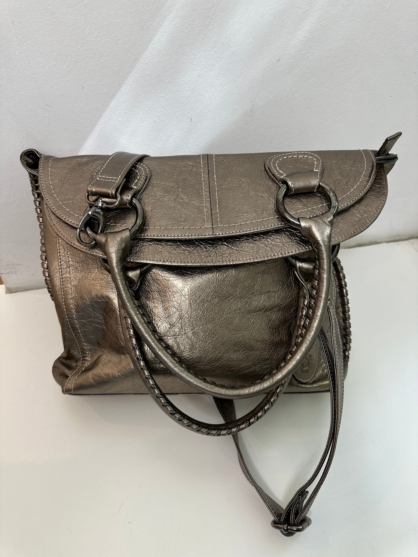Lila Pix Vienna Leather Bag