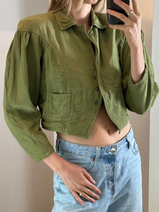 Vintage Cropped Jacket S