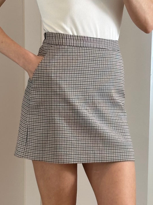 Wool blend Mini Skirt S