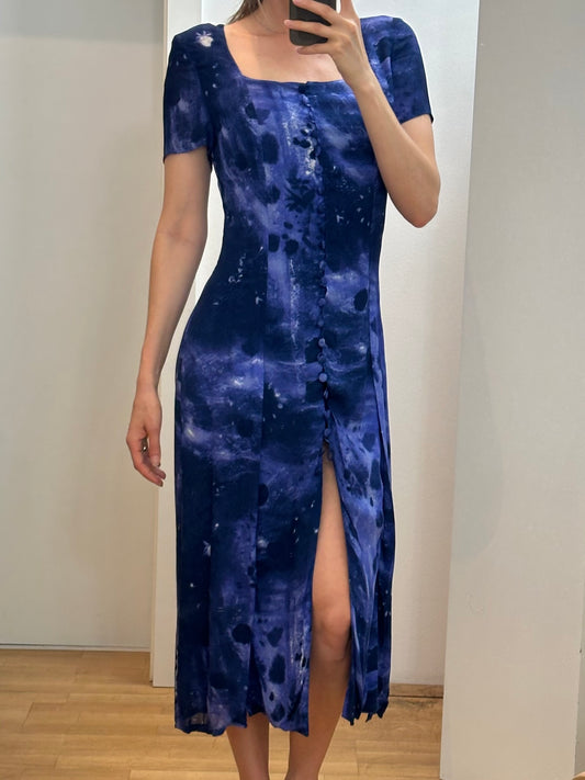 Vintage Viscose Maxi Dress S/M