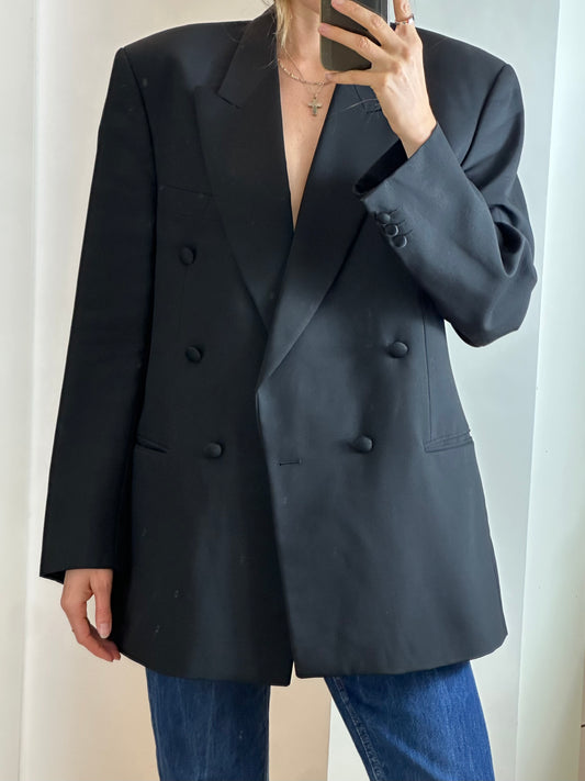 Vintage Black Blazer L/XL