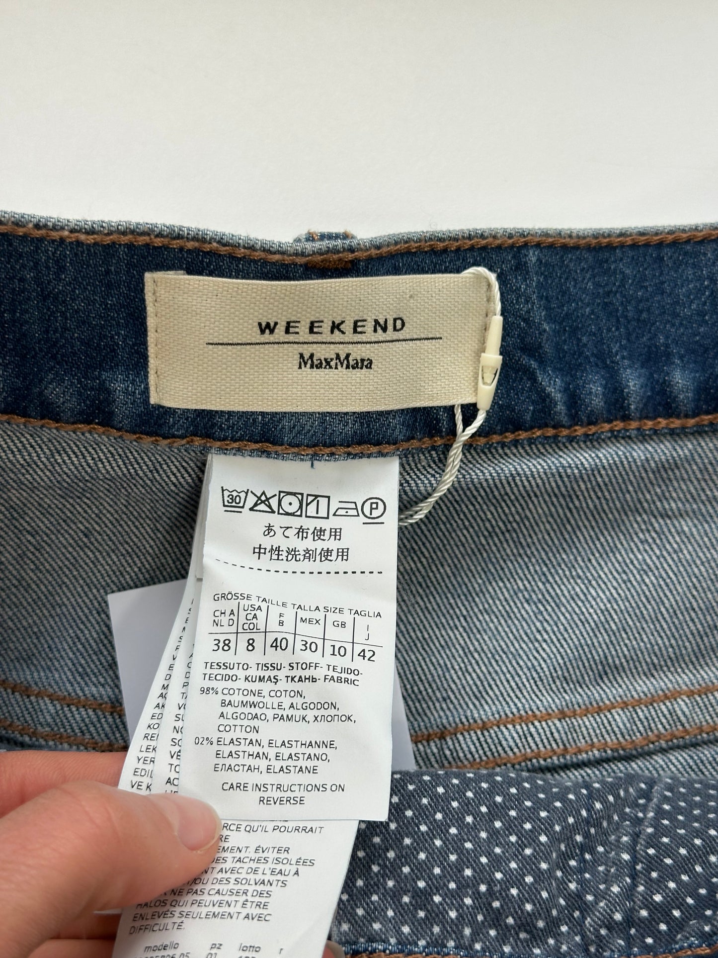 MaxMara Denim Skirt M