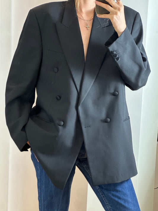 Vintage Black Blazer L/XL