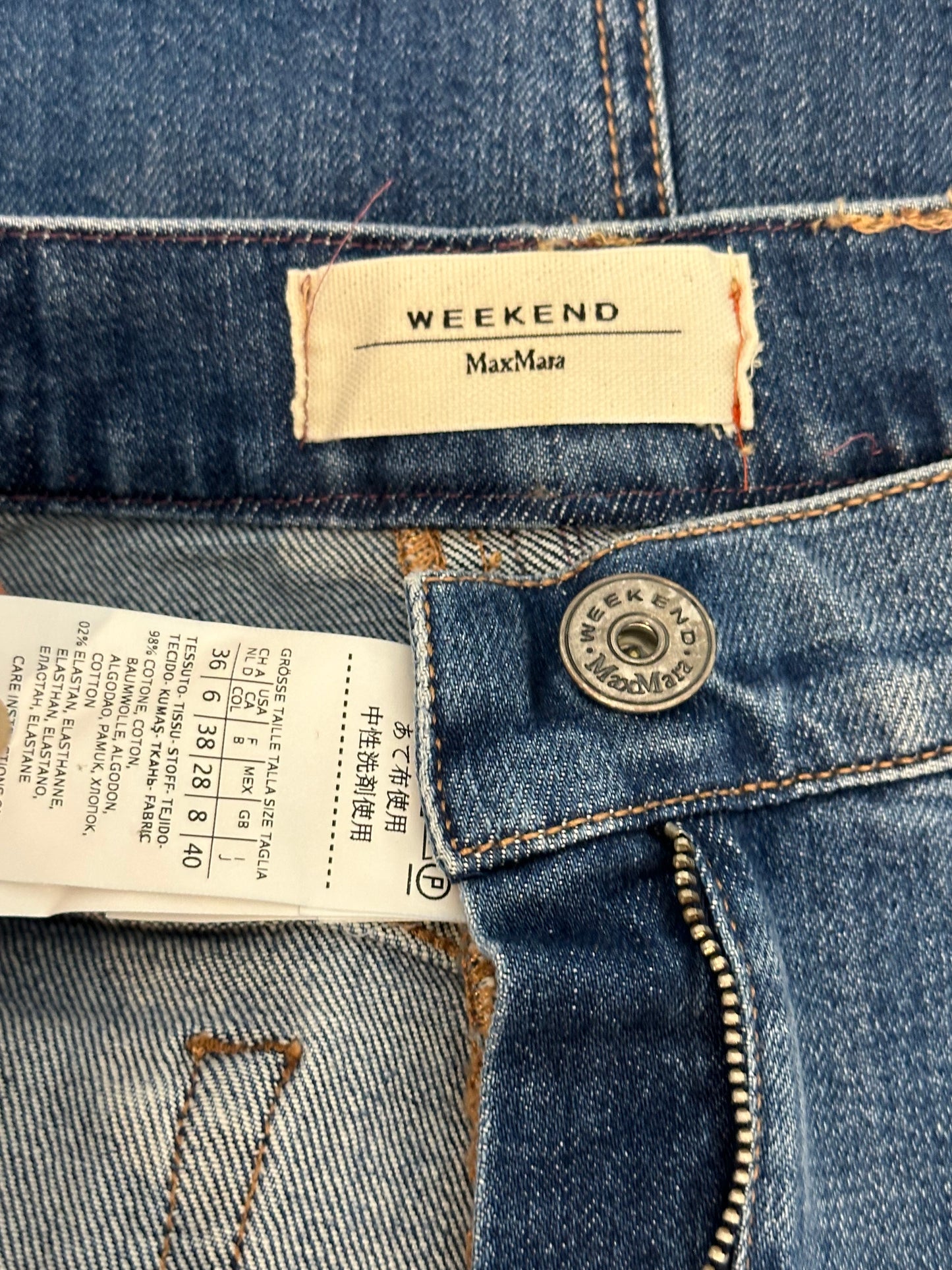 MaxMara Weekend Denim Skirt S