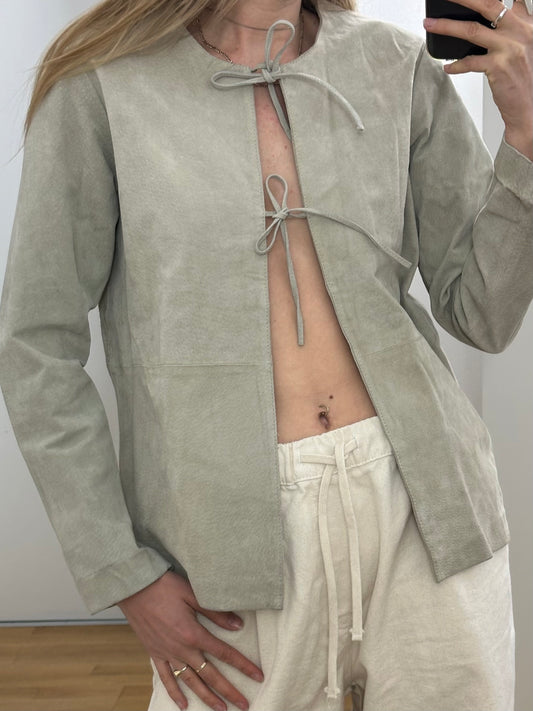 Vintage Suede Leather Jacket S