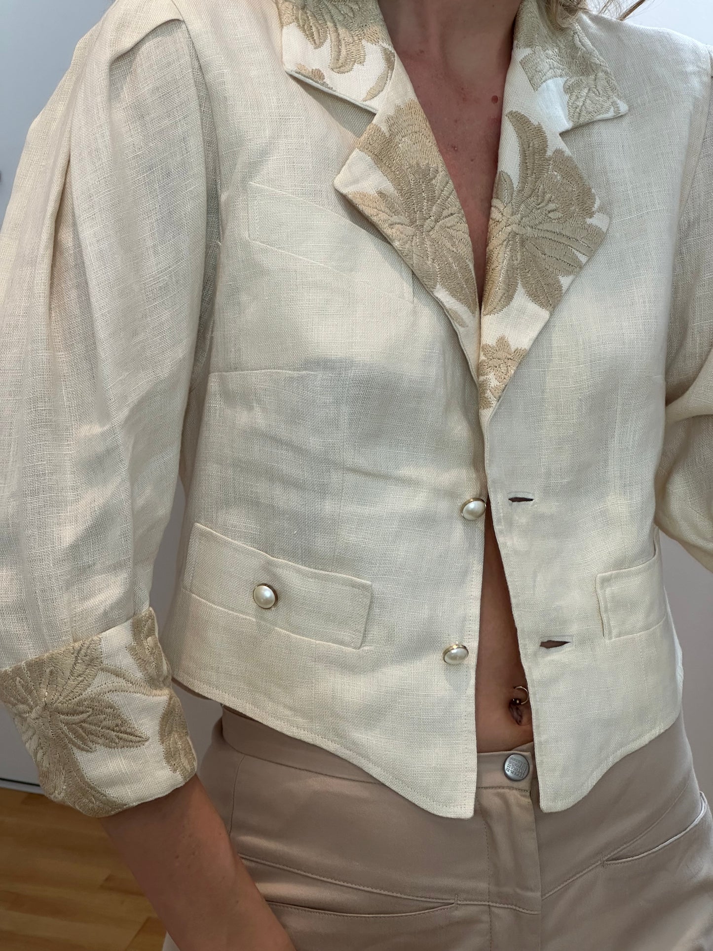Uta Raasch Linen Jacket S