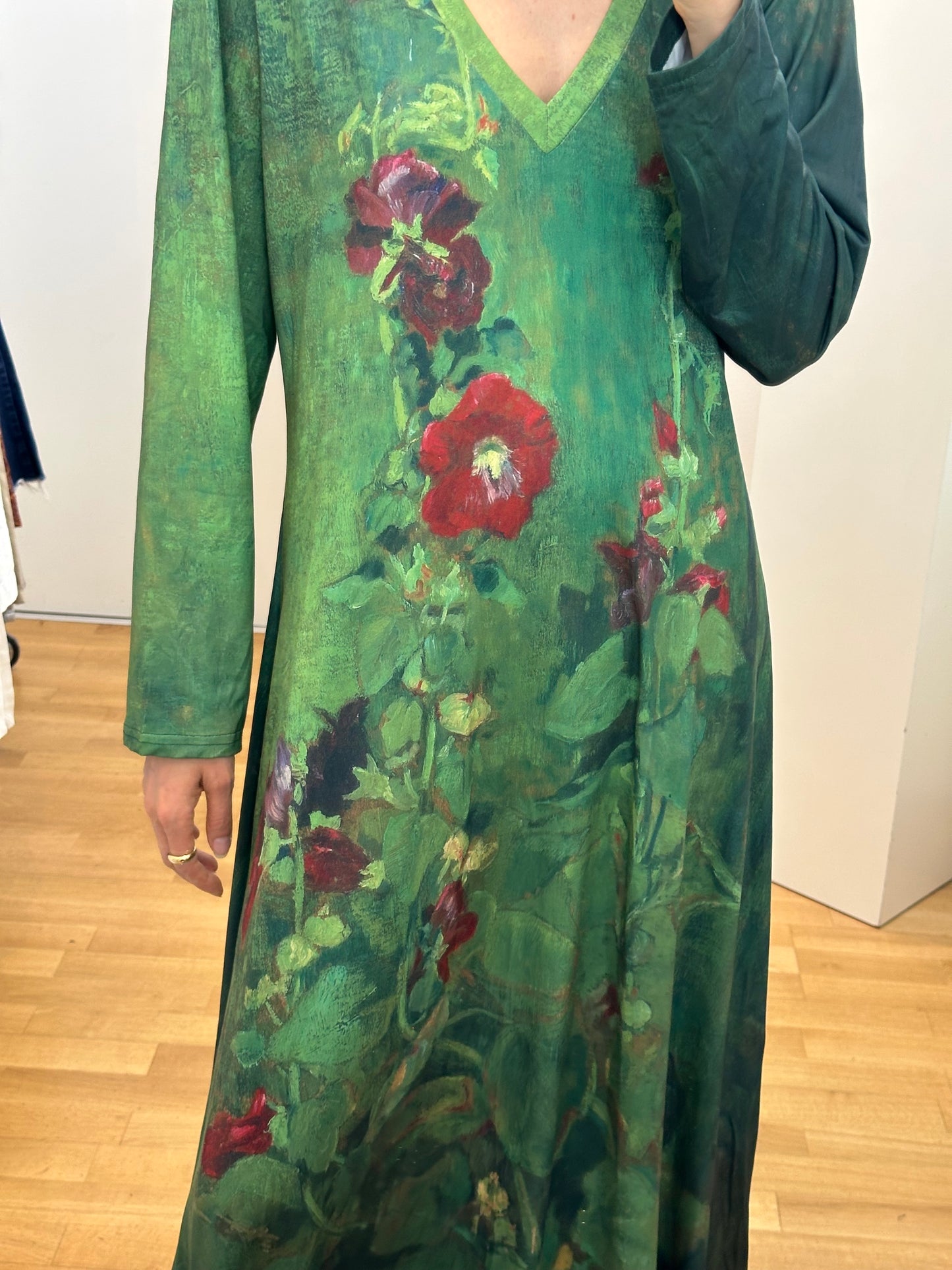 Floral Print Maxi Dress XL