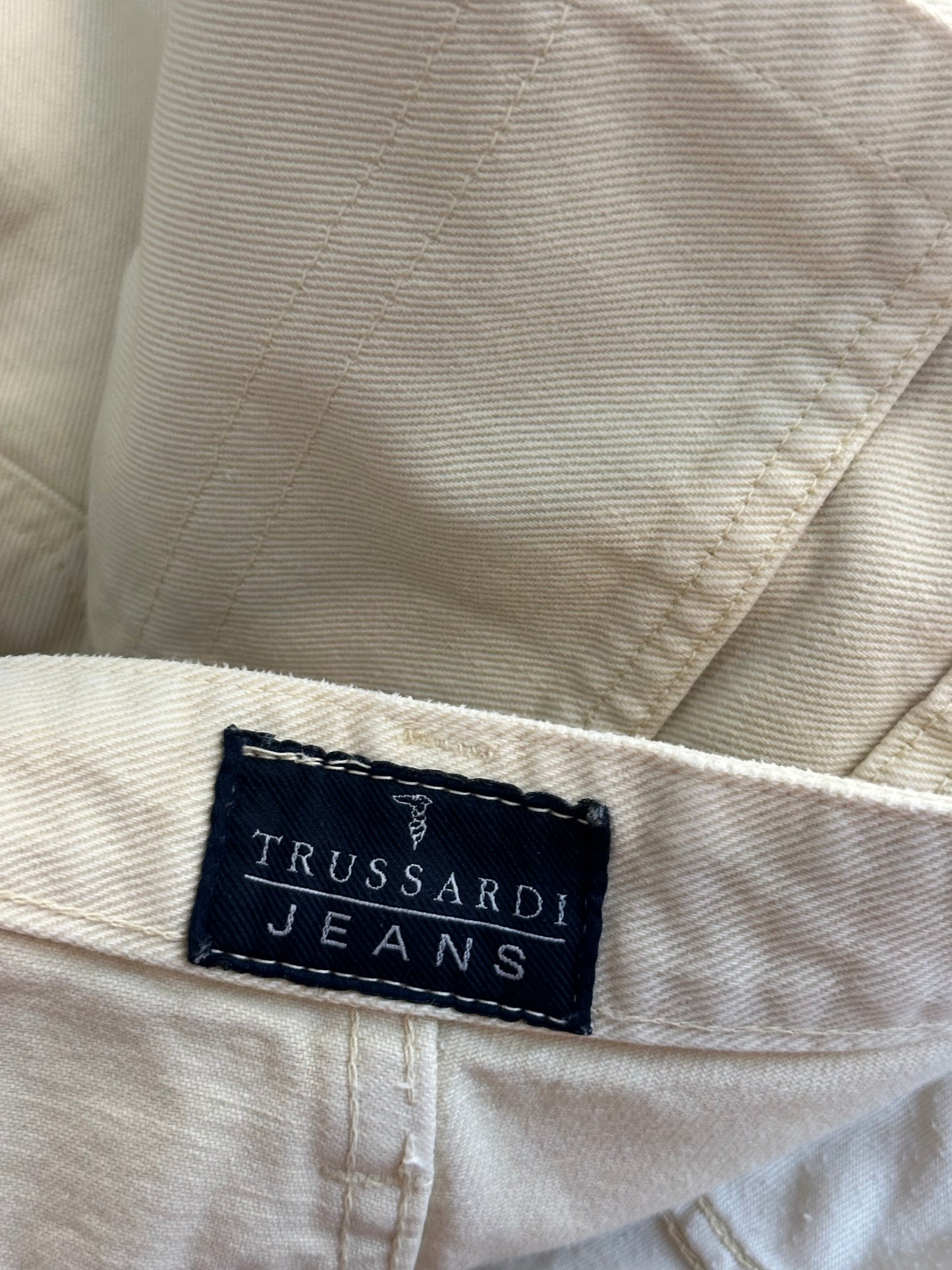 Trussardi Cream Jeans M 33/47