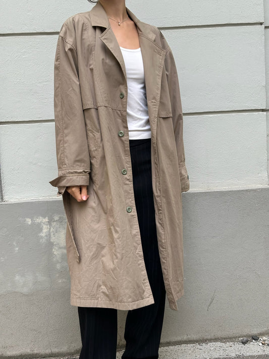 Vintage Beige/Khaki Trench Coat M/L