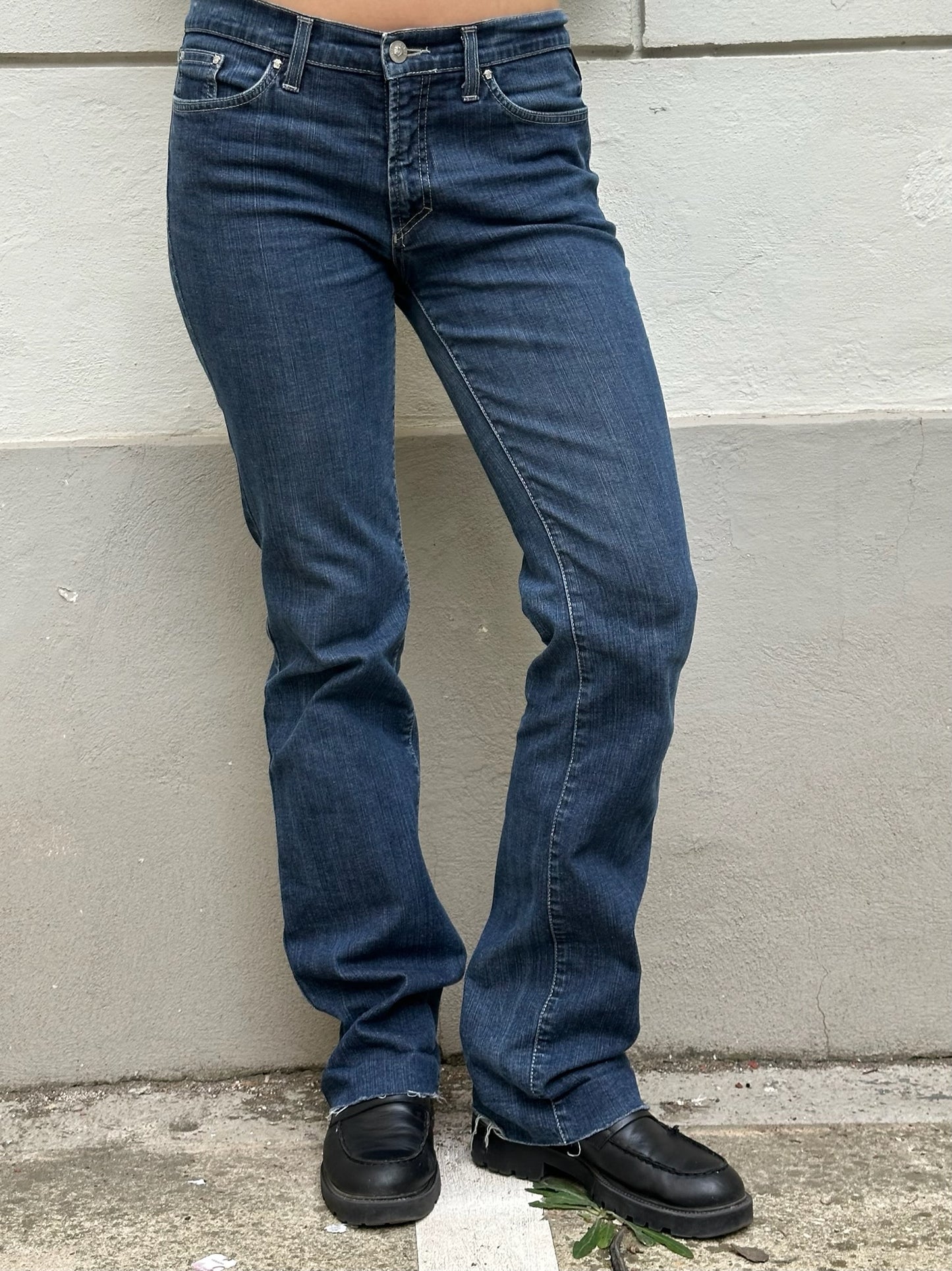 Vintage Y2K Versace Bootleg Jeans S EU 36
