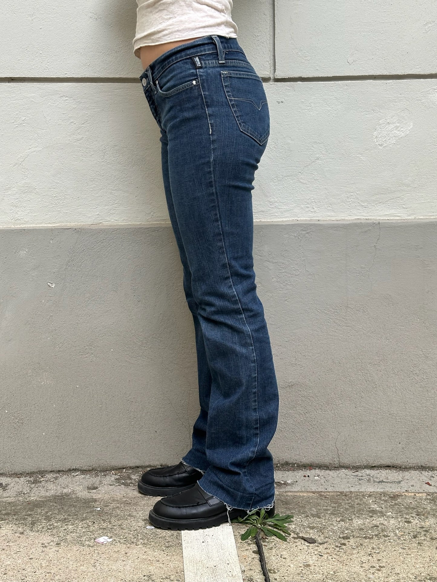 Vintage Y2K Versace Bootleg Jeans S EU 36