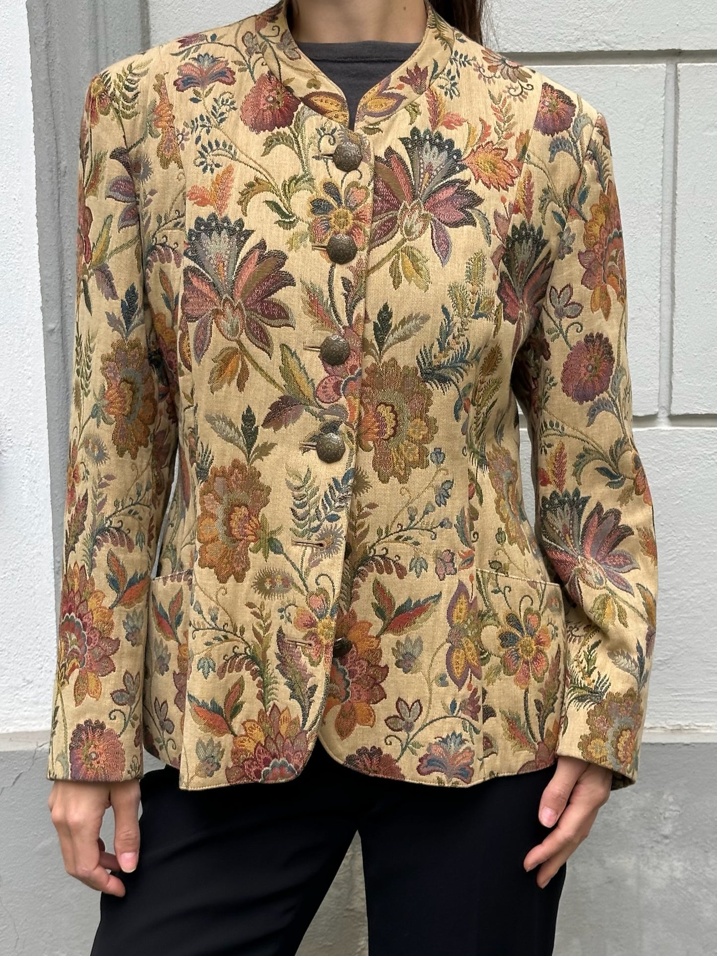 Schneider's Salzburg Woven Printed Floral Jacket M